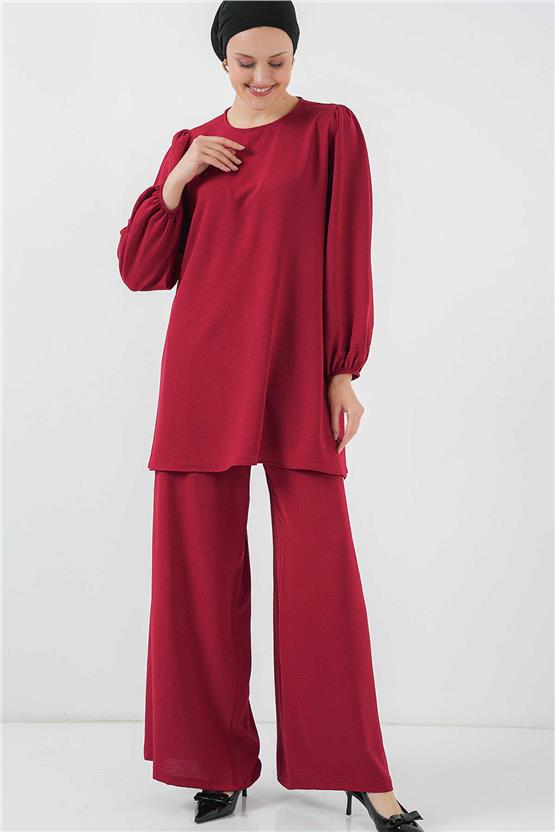 Bıgdart Y25 6712 Bordo Kadın Ikılı Takım