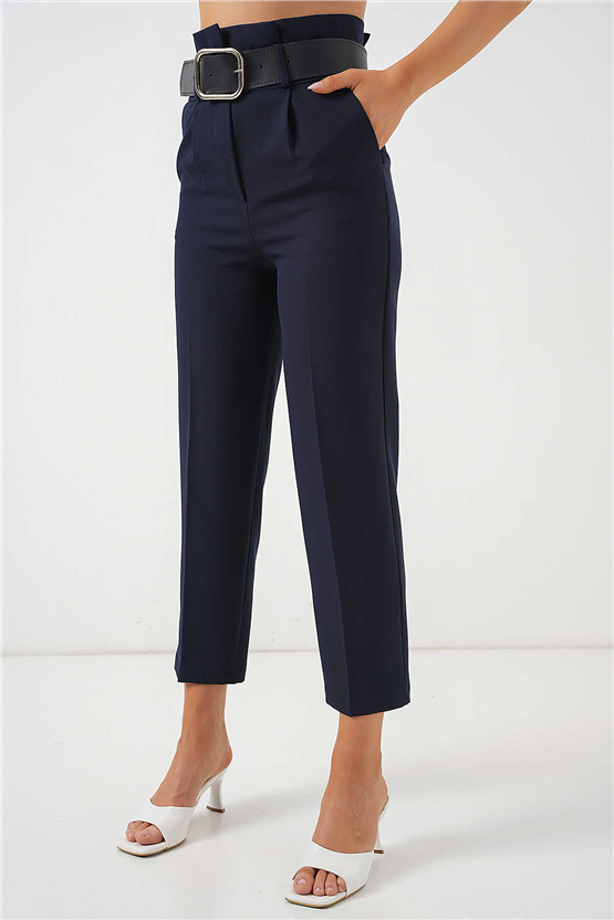 Bigdart Y26 6556 Laci Kemerlı Kumas Pantolon 36-44