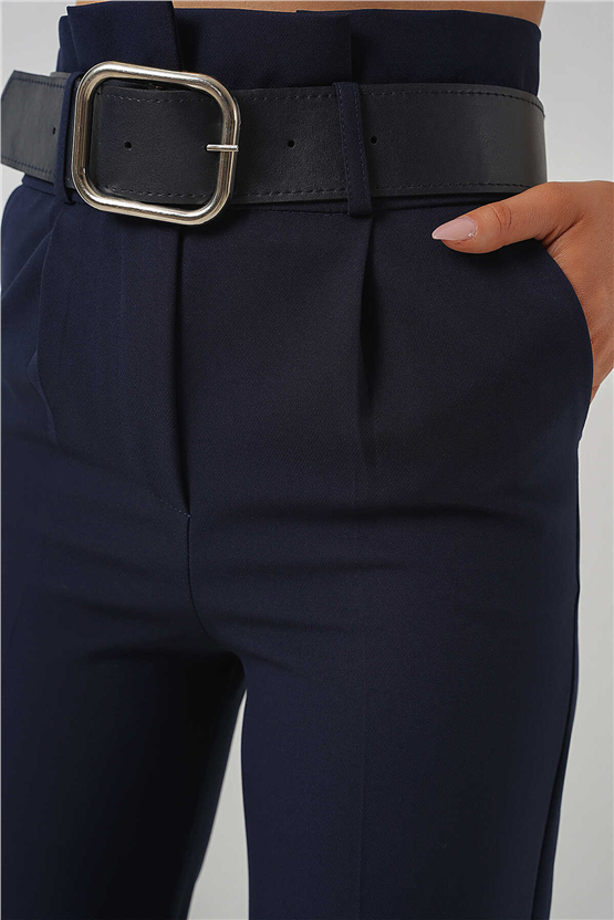 Bigdart Y26 6556 Laci Kemerlı Kumas Pantolon 36-44