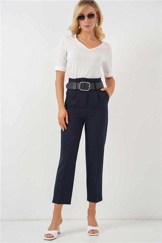 Bigdart Y26 6556 Laci Kemerlı Kumas Pantolon 36-44