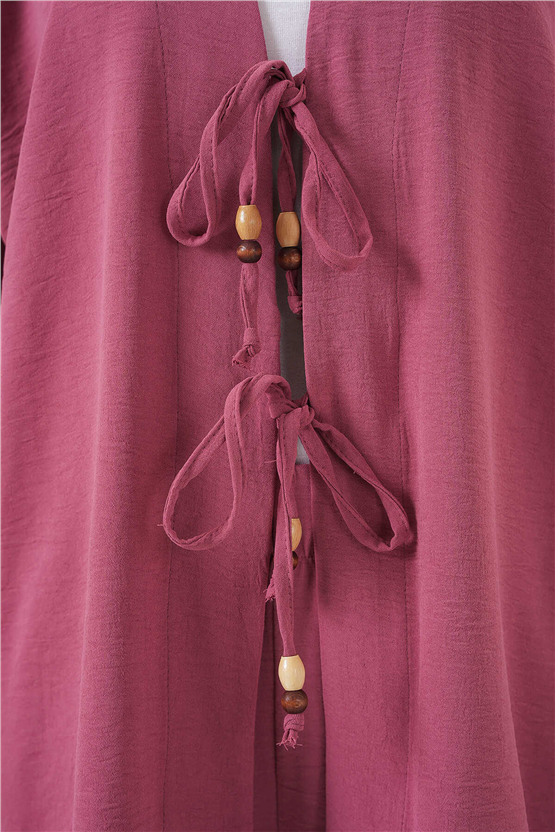 Bigdart Y26 6739 Gül Kurusu Ayrobin Kimono İkili Takım 36-44