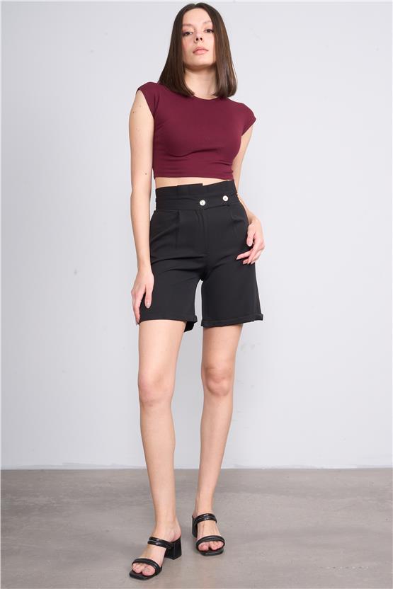 Blue Turtle Y25 Bluesrt05 Sıyah Kadın Nevrulu Sort