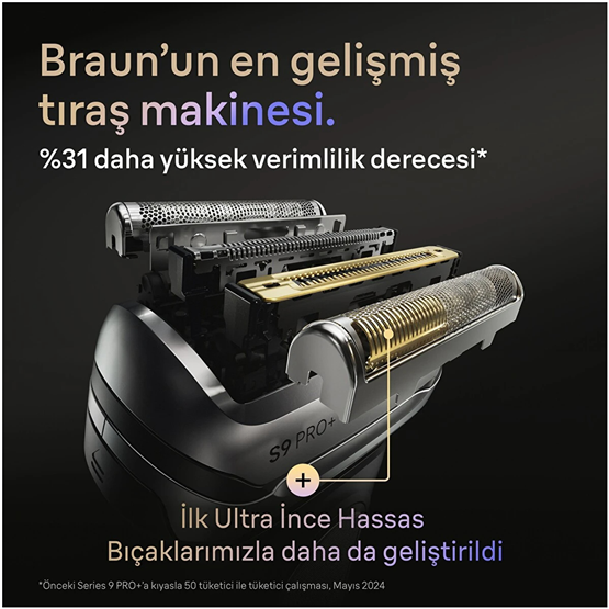 Braun Series 9 Pro Plus 9675CC Islak ve Kuru Tıraş Makinesi