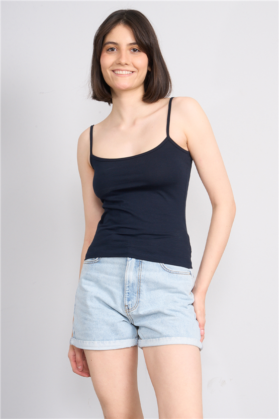 C.K Y26 8516 Fithit Byn Askılı Penye Atlet Laci