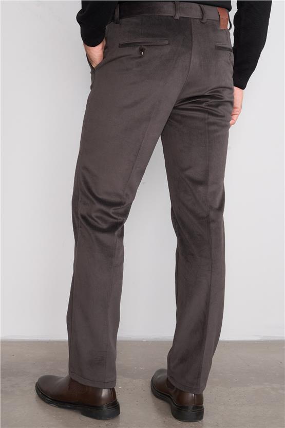 C.K 9247 Mentality Erkek Kadife Yan Cep Pantolon Koyu Kahve No:5