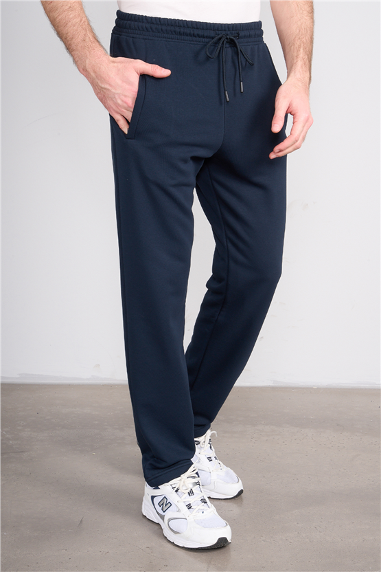 C.K Y26 7006 Mnt Lacivert Erkek 3 İp Şardonsuz Eşofman Alt