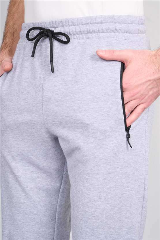 C.K Y26 1453 Mnt Gri Erkek 3 İp Şardonsuz Eşofman Alt