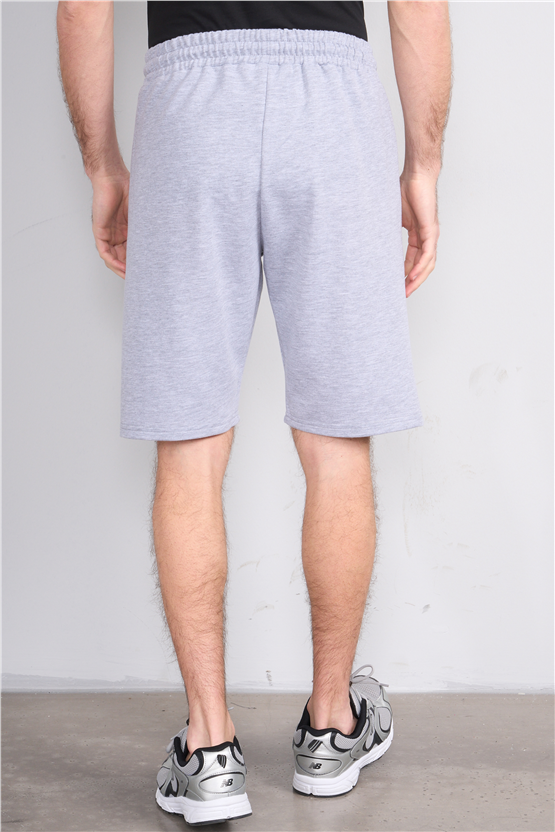 C.K Y26 1455 Mnt Gri Erkek Licrasız 2 İplik Short
