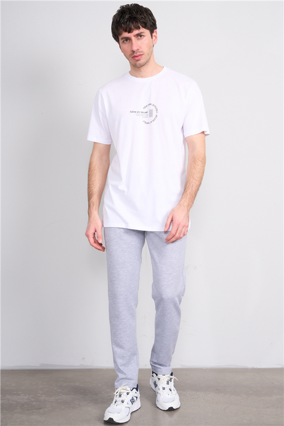 C.K Y26 1469 Mnt Gri Erkek Double Face Eşofman Alt