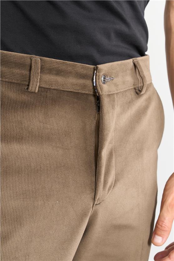 C.K 9246 Mnt Erkek Kadife Pantolon Camel No 3