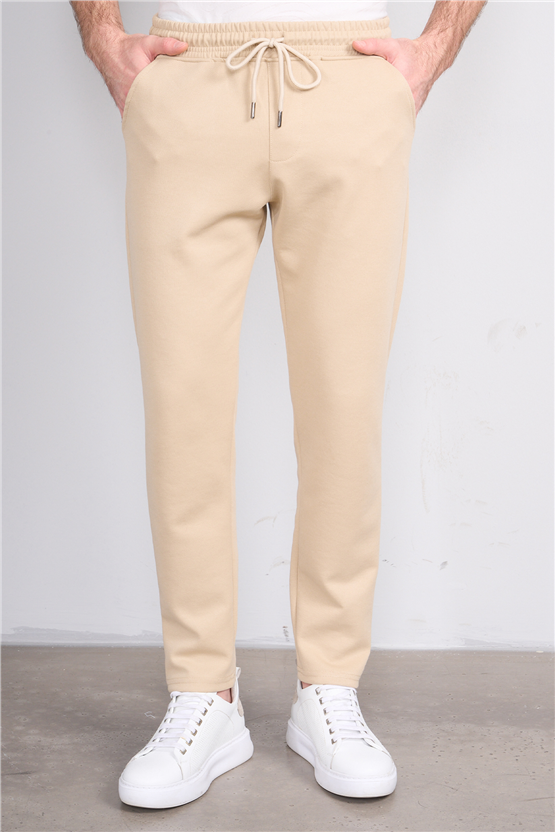 C.K Y26 5805 Mnt Ekru Erkek Shut Pike Eşofman Alt