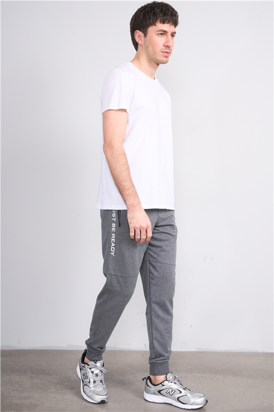 C.K Y26 6000 Mnt Antrasit Erkek Penye 2 İplik Eşofman Alt