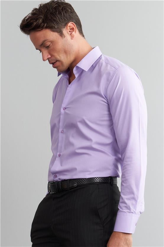 C.K G071 Mnt Erk Uzun Kol Gömlek Lila 4-6