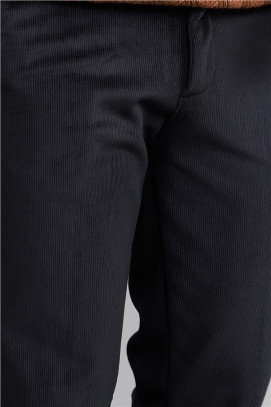 C.K 9247 Mentality Erkek Kadife Yan Cep Pantolon Siyah No:1