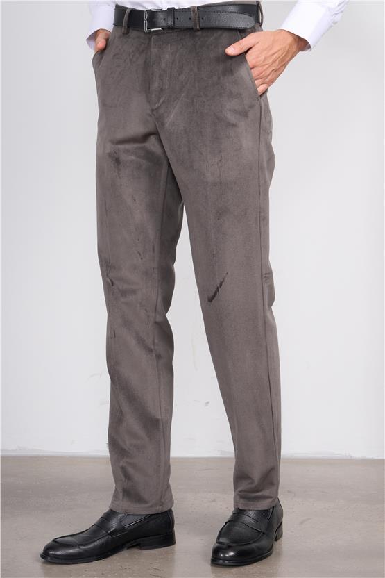 C.K 9246 Mnt Erkek Kadife Pantolon Vizon No 6