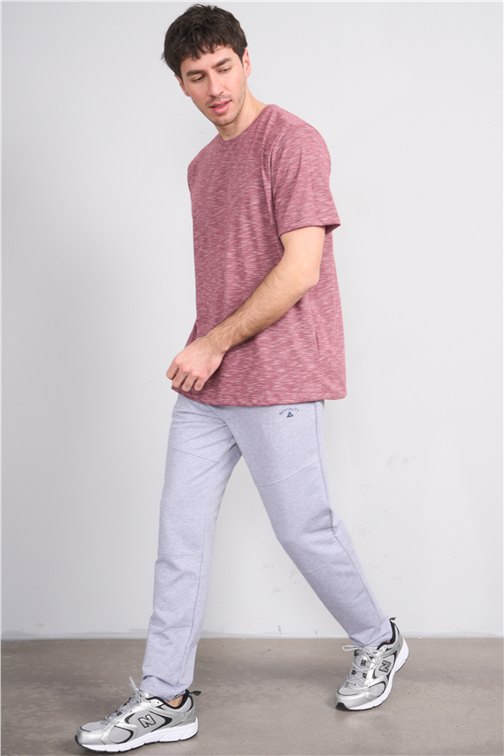 C.K Y26 4075 Mnt Gri Erkek Penye 2 İplik Eşofman Alt