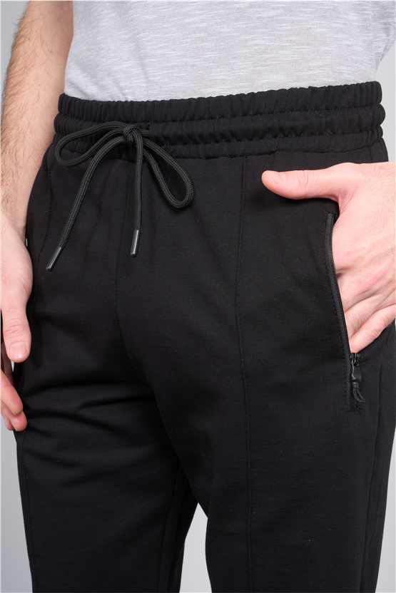 C.K Y26 1455 Mnt Siyah Erkek Licrasız 2 İplik Short