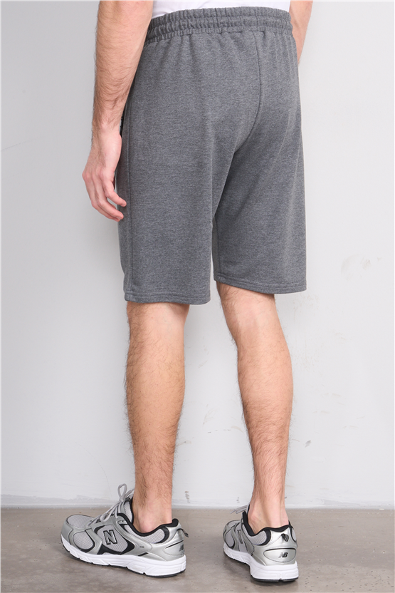 C.K Y26 1457 Mnt Antrasit Erkek Licrasız 2 İplik Short