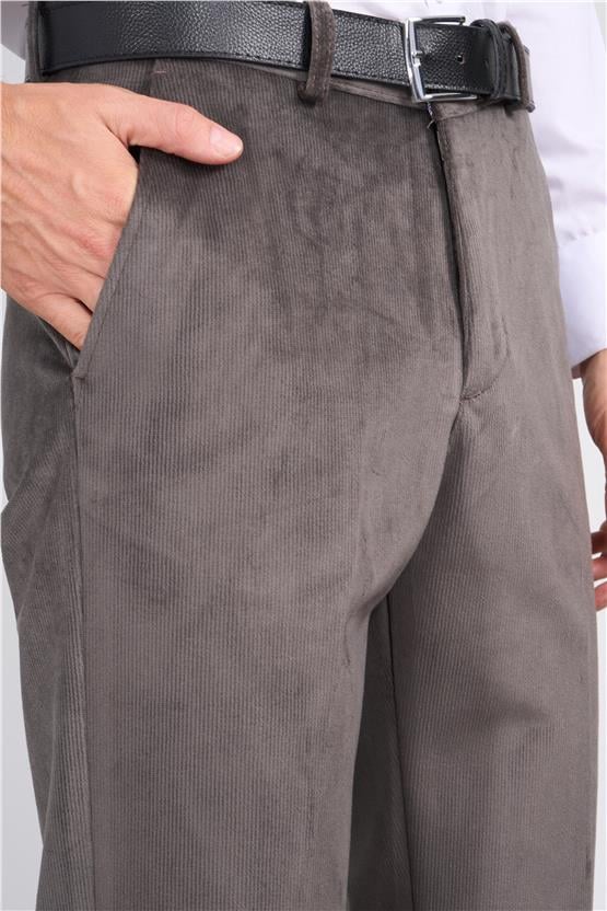 C.K 9246 Mnt Erkek Kadife Pantolon Vizon No 6