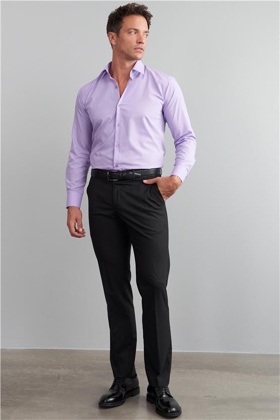 C.K G071 Mnt Erk Uzun Kol Gömlek Lila 4-6