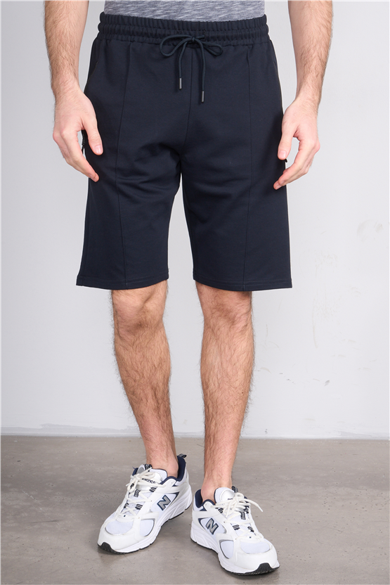 C.K Y26 1455 Mnt Lacivert Erkek Licrasız 2 İplik Short