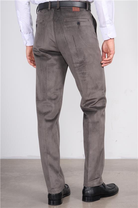 C.K 9246 Mnt Erkek Kadife Pantolon Vizon No 6