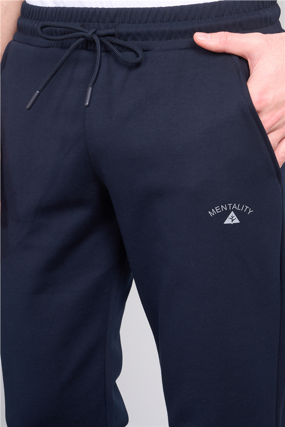 C.K Y26 1469 Mnt Lacivert Erkek Double Face Eşofman Alt