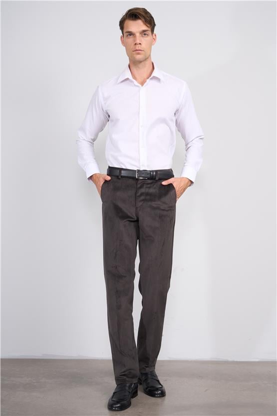 C.K 9246 Mnt Erkek Kadife Pantolon Kahve No 8