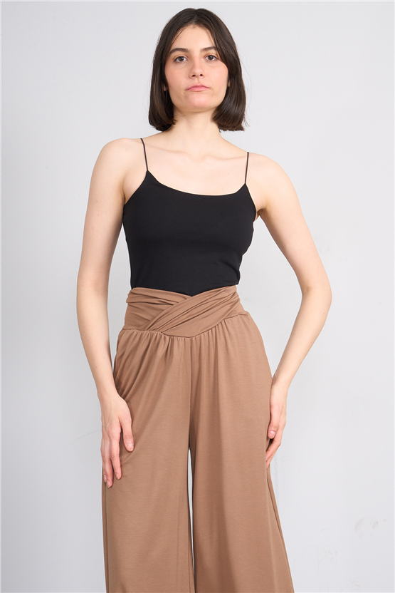 C.K Y26 8445 Fithit Byn Ip Askılı Penye Atlet Siyah