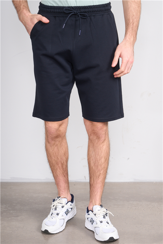 C.K Y26 1456 Mnt Lacivert Erkek Licrasız 2 İplik Short