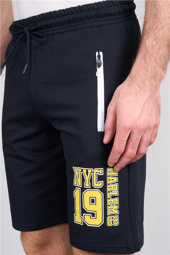 C.K Y26 1118 Mnt Lacivert Erkek Licrasız 2 İplik Short