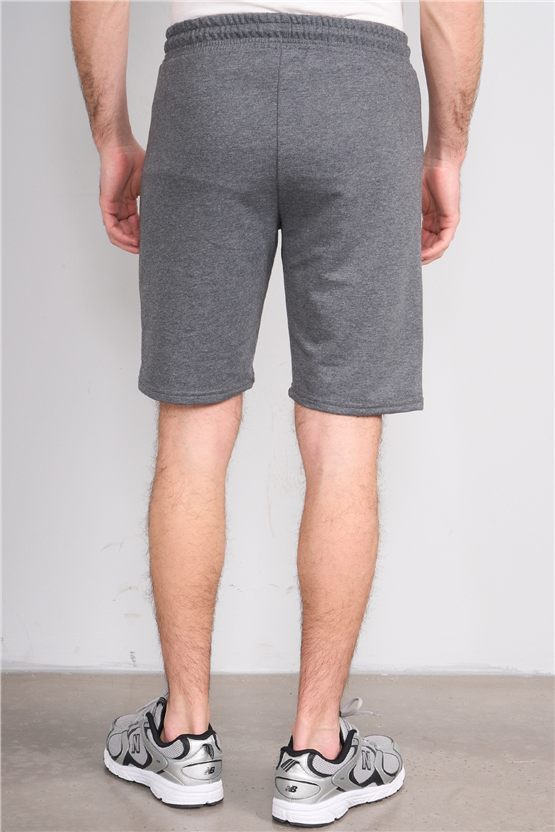 C.K Y26 1118 Mnt Antrasit Erkek Licrasız 2 İplik Short