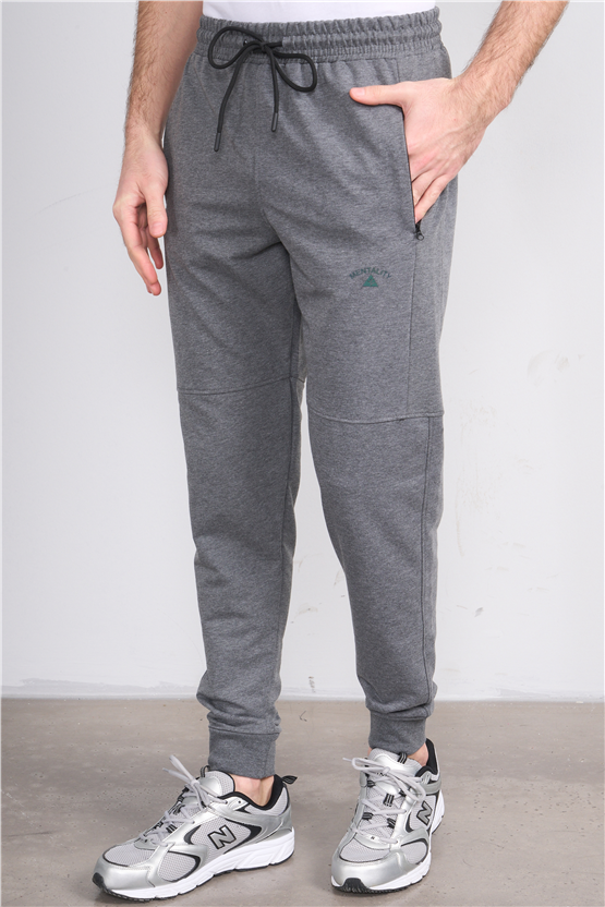 C.K Y26 6000 Mnt Antrasit Erkek Penye 2 İplik Eşofman Alt