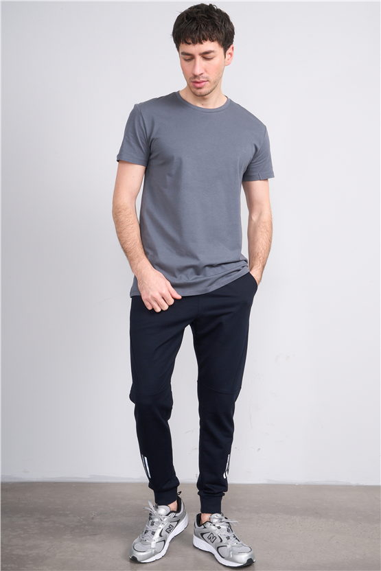 C.K Y26 7105 Mnt Lacivert Erkek Penye 2 İplik Eşofman Alt