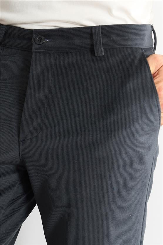 C.K 9246 Mnt Erkek Kadife Pantolon Koyu Gri No 9