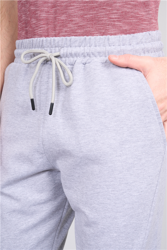 C.K Y26 7105 Mnt Gri Erkek Penye 2 İplik Eşofman Alt