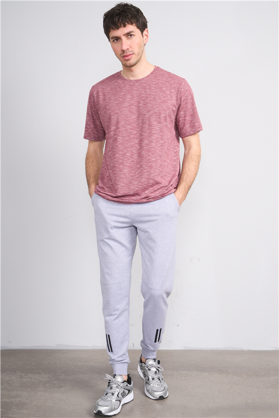 C.K Y26 7105 Mnt Gri Erkek Penye 2 İplik Eşofman Alt