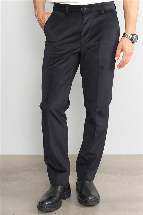 C.K 9246 Mnt Erkek Kadife Pantolon Siyah No 1