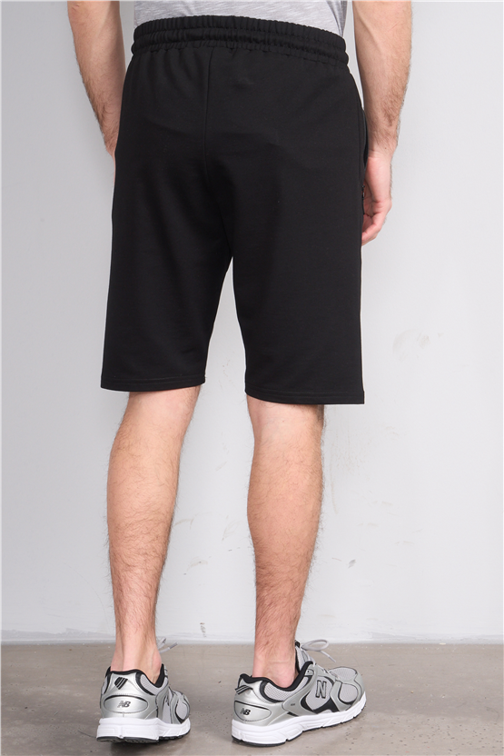 C.K Y26 1455 Mnt Siyah Erkek Licrasız 2 İplik Short