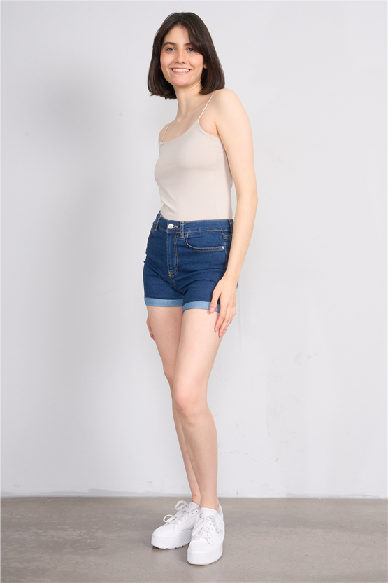 C.K Y26 8445 Fithit Byn Ip Askılı Penye Atlet Vizon