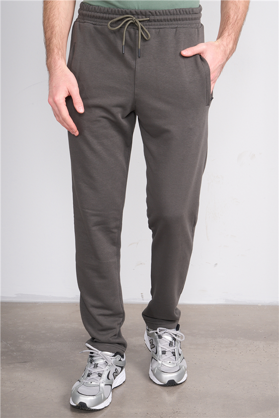 C.K Y26 7006 Mnt Haki Erkek 3 İp Şardonsuz Eşofman Alt