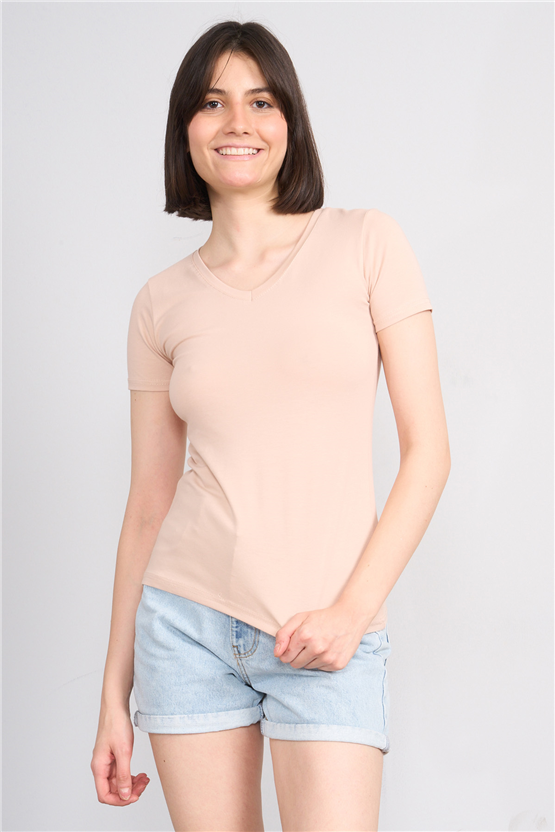 C.K Y26 8036 Pachie Byn V.Yk Basic T-shirt Tas
