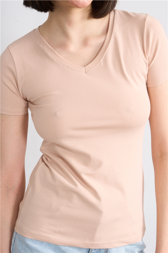 C.K Y26 8036 Pachie Byn V.Yk Basic T-shirt Tas