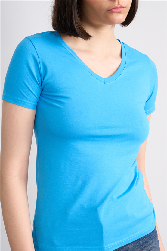 C.K Y26 8036 Pachie Byn V.Yk Basic T-shirt Saks