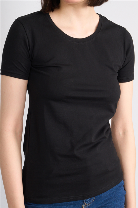 C.K Y26 8037 Pachie Byn B.Yk Basic T-shirt Siyah
