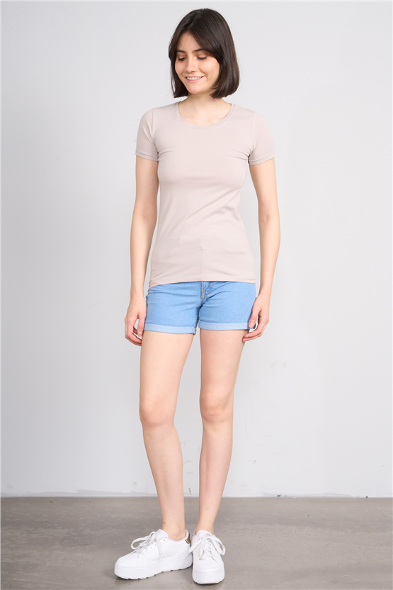 C.K Y26 8037 Pachie Byn B.Yk Basic T-shirt Tas