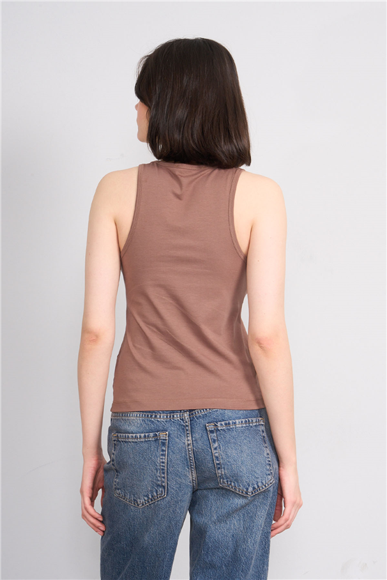 C.K Y26 8450 Fithit Byn B.Yk Kalın Askılı Rambo Atlet Kakao