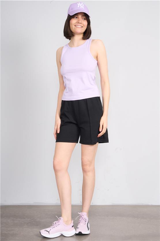 C.K Y26 8450 Fithit Byn B.Yk Kalın Askılı Rambo Atlet Lila