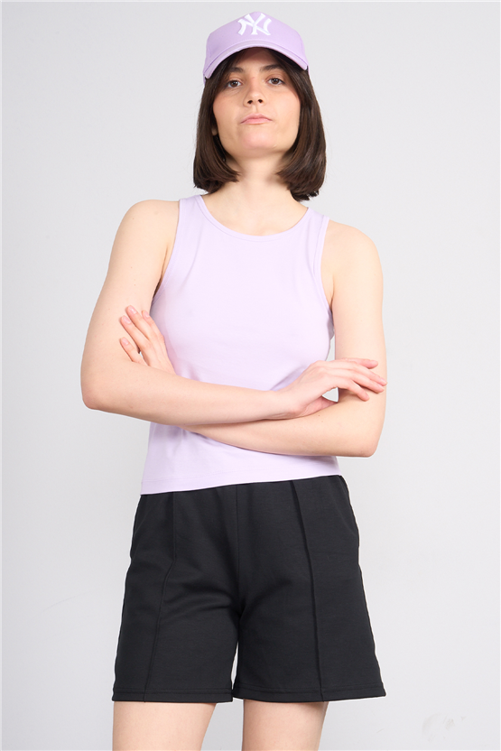 C.K Y26 8450 Fithit Byn B.Yk Kalın Askılı Rambo Atlet Lila