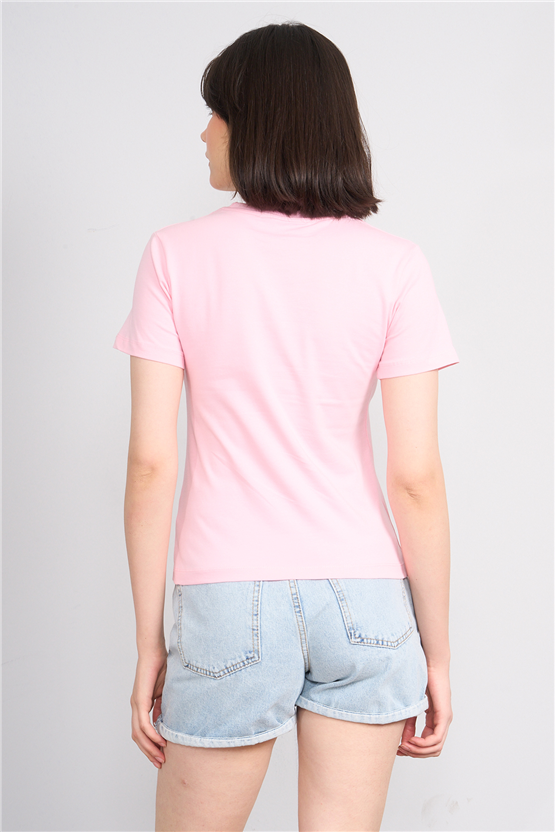 C.K Y26 8501 Fithit Byn B.Yk S.Fıt Penye T-shirt A.Pembe
